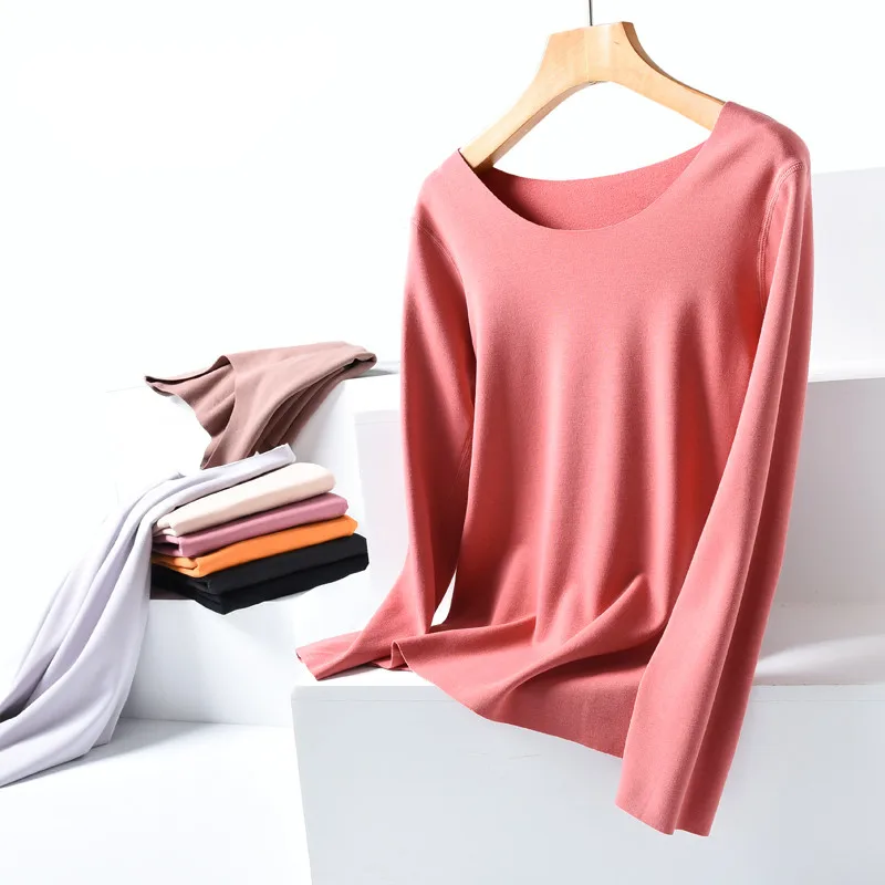 Женский зимний теплый плотный бархатный термотоп Femme с круглым ...