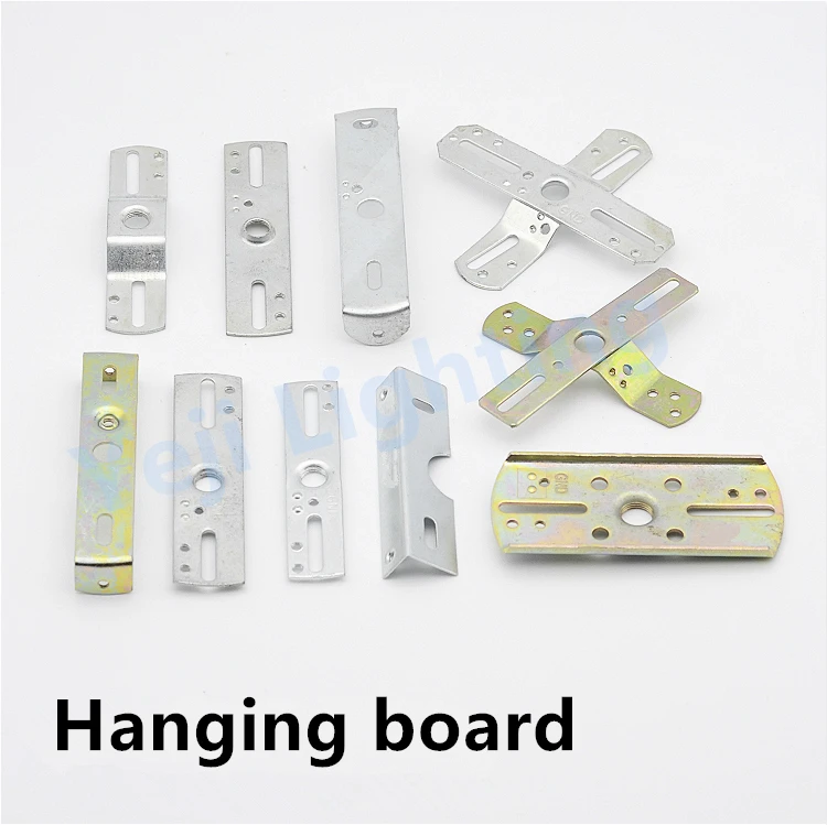Us 0 28 Export Hanging Plate Wall Ceiling Hooks For Hanging Plate Crystal Lamp Chandelier Hanging Board Lighting Accessories In Connectors From
