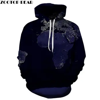 

Ice Map 3D Printed Men Pullover Sweatshirt Pullover Hoodie Casual Fashion Hoodies Men Streetwear Sweatshirt Hoodie ZOOTOP BEAR