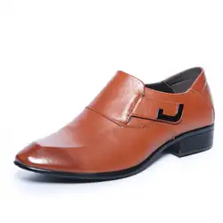 AIKE Азии Для мужчин; кожаные туфли новые черные британский бизнес повседневная обувь молодежи дышащая обувь туалетный острым Брендовая