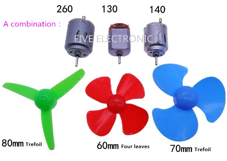 MultiplemotorpropellerpackagesFanleafmotorUSBsmallfanToycar