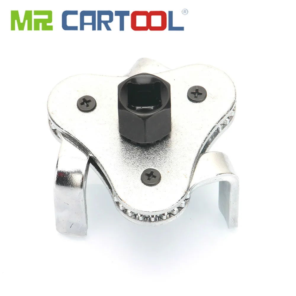 

MR CARTOOL 2 Way 3 Jaw Oil Filter Wrench Used With 1/2" Square Drive Tool Range 2-1/2"-4"(63-102mm) Capacity 50mm-115mm