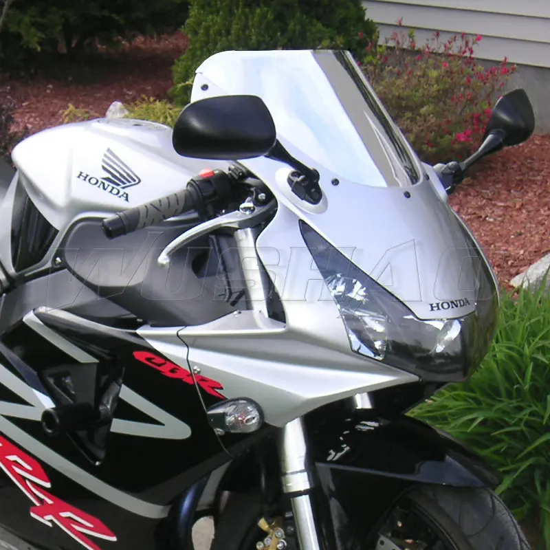 For Honda CBR 900RR CBR 954RR 2002 2003 Windshield Clear Screen Double bubble