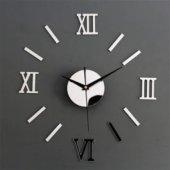 

Creative Digital Wall Clock Sticker Watch Modern Design Clock DIY Clocks On Wall for Living Room Home Decor
