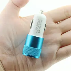 Автомобильное зарядное устройство 2.1A два usb-порта сплав Универсальный Прочный Быстрый телефон зарядка F-Best