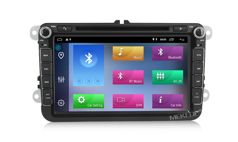 Sale 4G wifi BT MEKEDE Octa 8 Core Android 9.1 2G RAM 32GB ROM 8inch 2 Din Car DVD GPS Navi Radio Player For VW Skoda Octavia 2 15