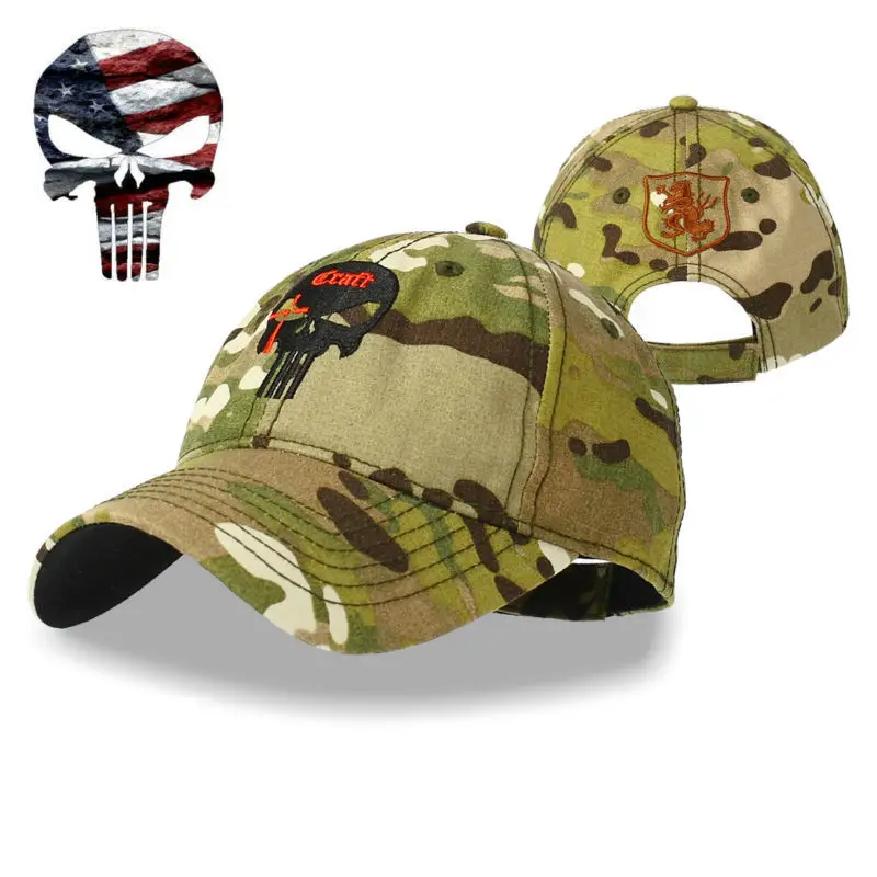

TSNK Men's and Women's Military Enthusiasts Tactical Baseball Cap Cotton Embroidery Running Cap