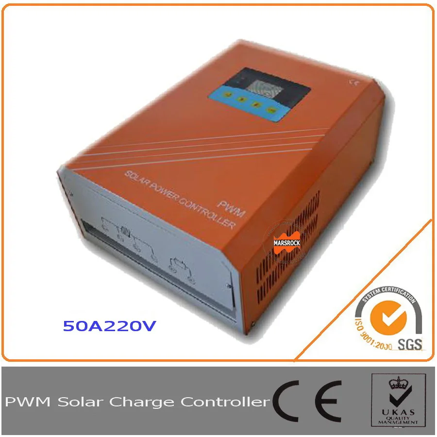 50A 220V Solar Charge Controller with RS232 communication