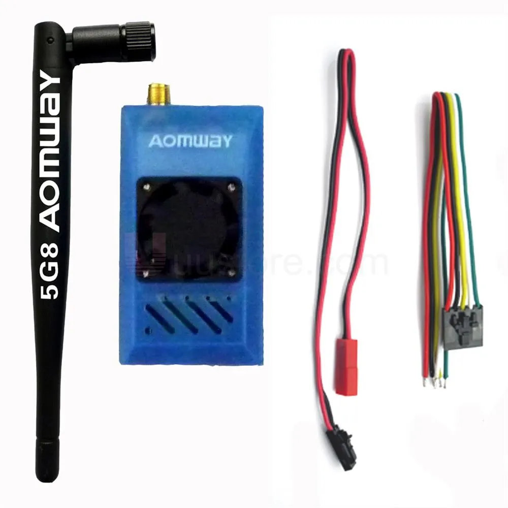 .8km Long Range FPV Aomway 5.8G 1000mw 1W TX Wireless Aodio Video Transmitter camera drone