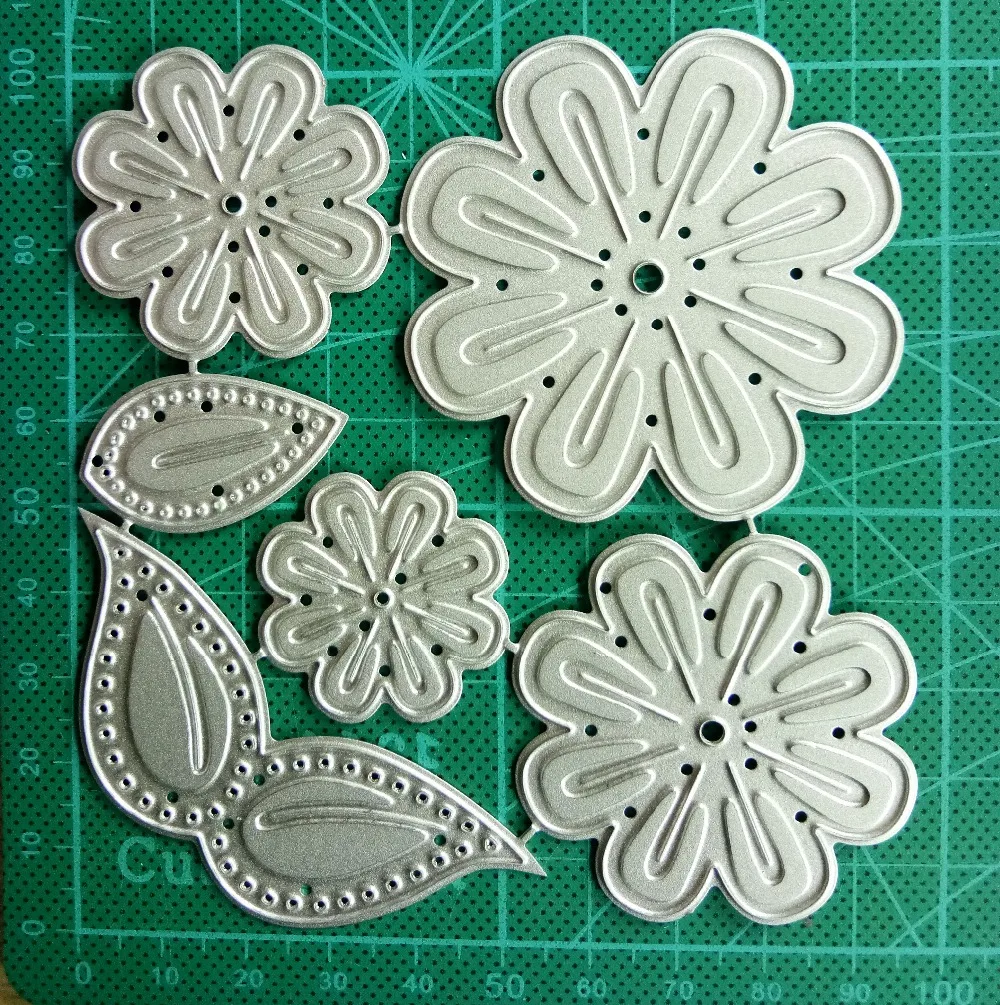 

Embrossing Layer flower leaf set Metal Cutting Dies Embossing Scrapbooking Paper Card Making DIY Card