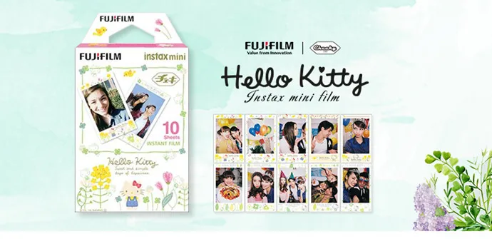 Fujifilm Instax Mini fuji фильм Hello Kitty для мини 8 7 s 7 50 s 50i 90 25 DW доля SP-1 Polaroid Моментальное фото Камера