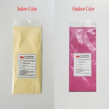 Двойной Цветной фотохромный пигмент, пигмент, активный на солнце, цвет: желтый-красный, товар: HLPC-51, 1 лот = 500 грамм, по FedEx