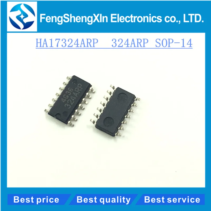

10pcs/lot HA17324 HA17324ARP 324ARP SOP-14 Quad Operational Amplifier IC