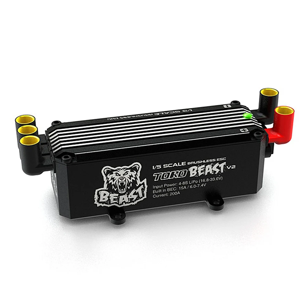 SKYRC TORO BEAST V2 200A бесщеточный ESC 8S программируемый biult-in BEC для 1/5 RC внедорожный автомобиль RC аксессуары