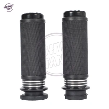 

Black CNC 1" 25mm Motorcycle E-GAS Handlebar Hand Grips case for Harley Sportster Touring Dyna Softail Custom 2014-2017