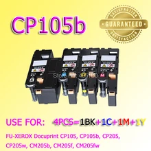 4 шт. совместимый тонер CP105b для XEROX-Docuprint CP105, CP105b, CP205, CP205w, CM205b, CM205f, CM205fw