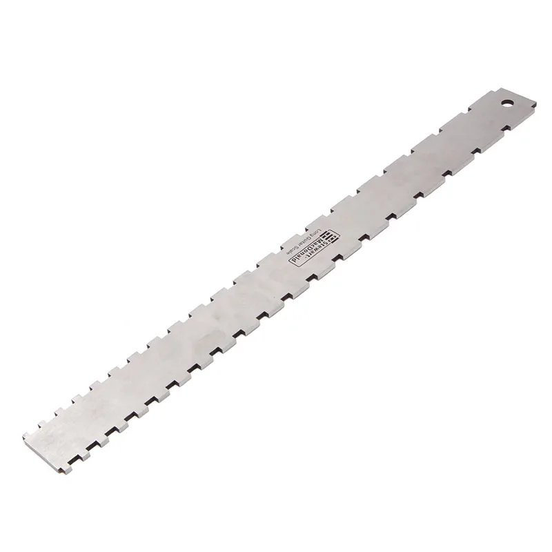 

Silver Guitar Neck Notched Straight Edge Steel Tool for Fender Gibson Guitar