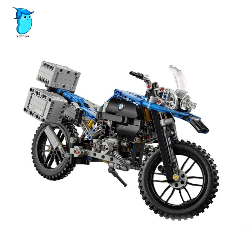 

StZhou 603pcs Building Blocks Model Compatible with Technic Figures The Off-road Motorcycles Toys For Children