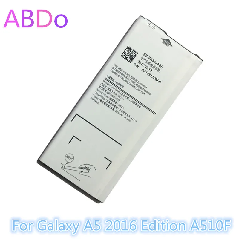 EB-BA510ABE батарея для телефона Samsung Galaxy A5 2016 Edition A510F A510 2900mAh сменные батареи AAA