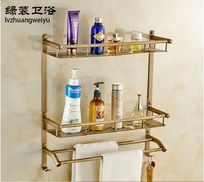 Kaufen Antike Badezimmer Zubehör Set Messing Sammlung Geschnitzt Bad Produkte Handtuch Rack Kreative Wasserhahn Bad Hardware Set