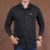 Hombres verde del ejército Jeep camisa vaquera camisa