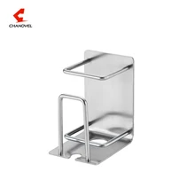 CHANVOEL креативный 304 Нержавеющая Сталь Настенная подставка для зубных щеток на присоске набор аксессуаров для ванной комнаты кружка зубная щетка держатель зубной пасты