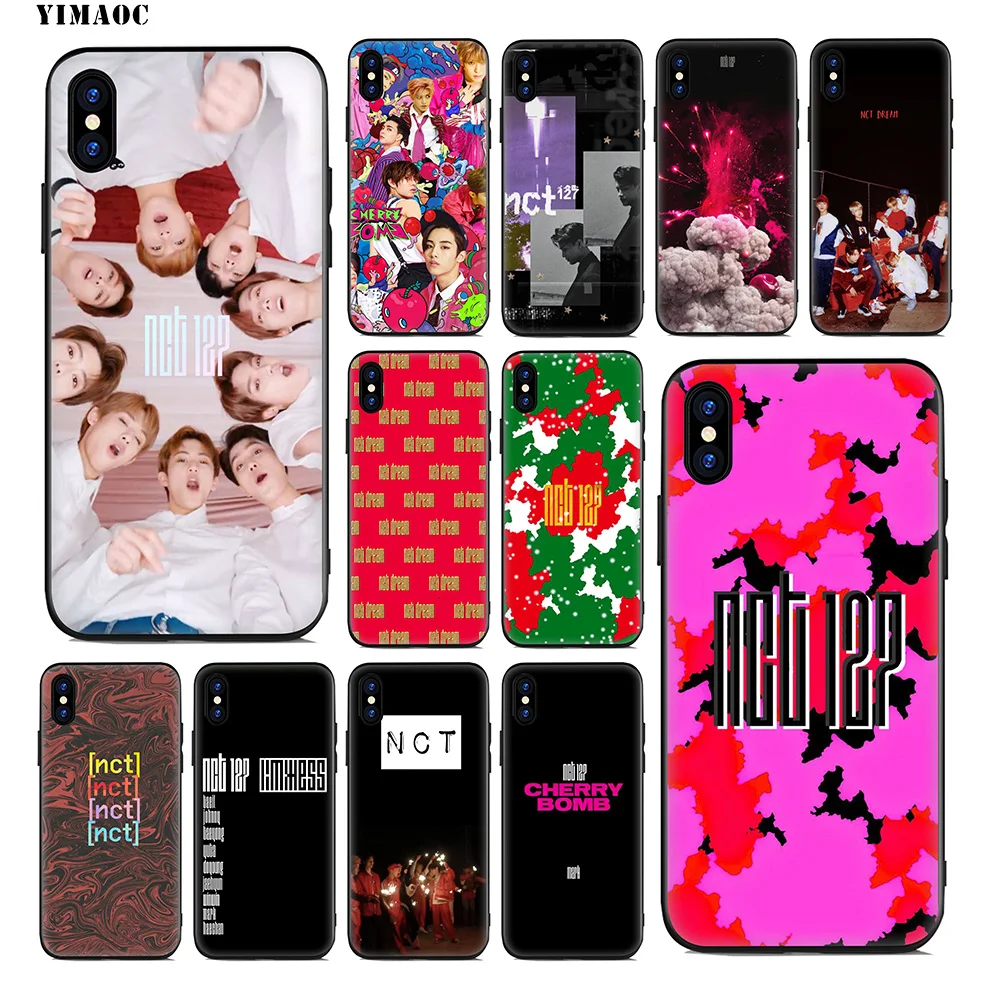 Мягкий силиконовый чехол YIMAOC NCT 127 K Pop для iPhone 11 Pro Xr Xs Max X или 10 8 7 6 6S Plus 5 5S SE |
