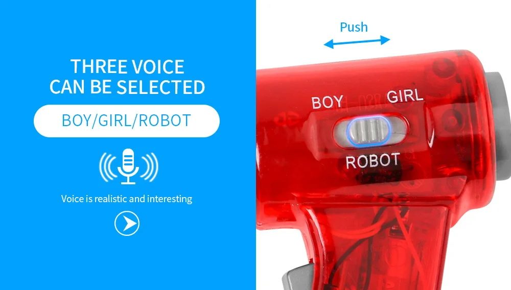 Детская многочастотная переменная громкоговоритель Забавный интерфон голосовой чейнджер игрушка-подарок для детей