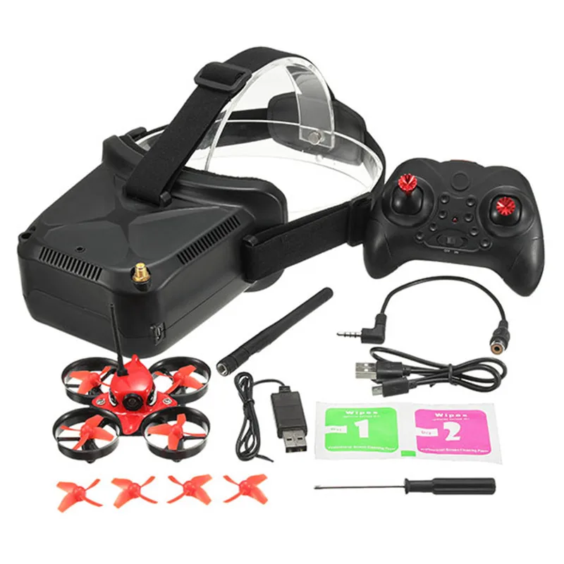 Eachine E013 микро FPV гоночный Квадрокоптер с 5,8 Г 1000TVL 40CH Камера VR006 VR-006 3 дюймов очки против E010 E011C