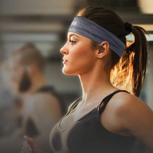 Йога ленты для волос из эластичного хлопка для маленьких девочек и мальчиков спортивные Йога Спортивные спортивный напульсник эластичная широкая лента для волос, унисекс эластичная повязка для головы