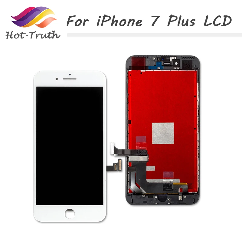 

Hot-Truth 100Pcs/Lot Grade AAA For iPhone 7 Plus LCD Display Touch Screen Digitizer Assembly For iPhone 7plus Screen 100% Tested