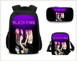 Blackpink 3 шт./компл. ноутбук рюкзак школьные сумки для подростков мальчиков и девочек Jisoo/Дженни/Lisa/розовое вентиляторы повседневный рюкзак