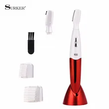 Электрический женский эпилятор для зон бикини/депилятора с титановым лезвием, моющийся триммер для волос на теле/Бритва для удаления волос для женщин бикини-P00