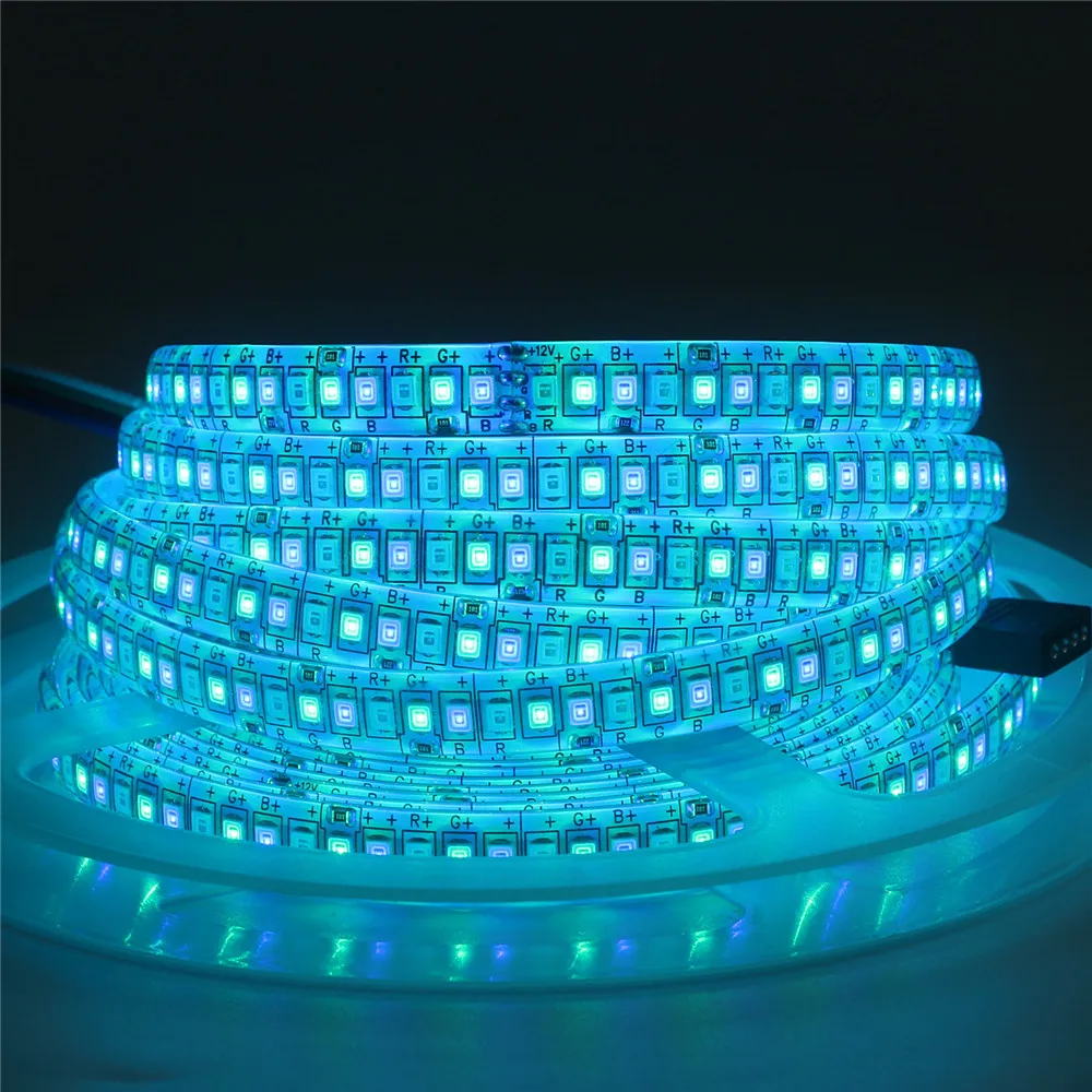 5 м/лот 10 мм PCB 2835 SMD 1200 Светодиодная лента DC12V ip30 не IP65 Водонепроницаемый гибкий