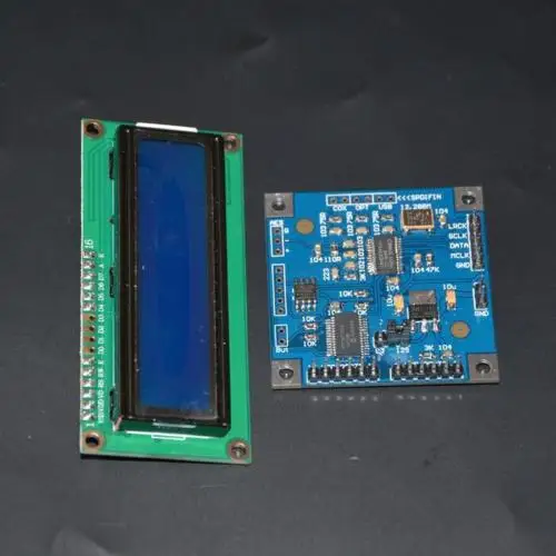 Модуль цифрового приемника DYKB CS8416 SPDIF to I2S конвертер 32 192K индикатор скорости