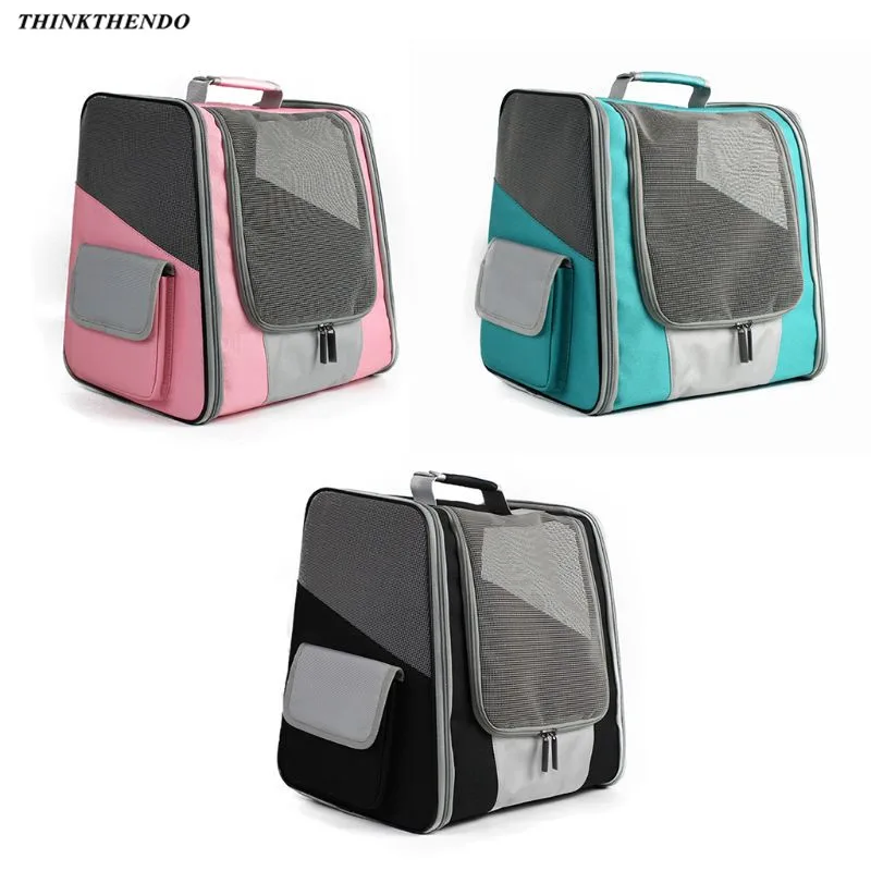 

Dog Backpack Carrier for Small Dogs or Cats Breathable Mesh Pet Backpack for Travel Hiking Walking Cycling and Outdoor Use