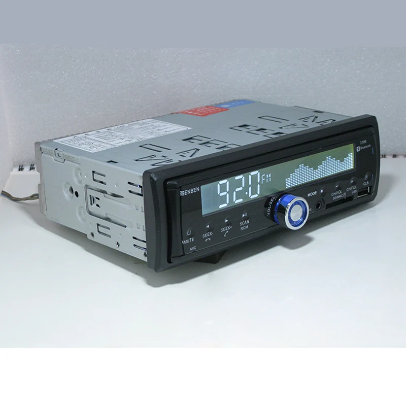 Bluetooth Авторадио 24 в автомобильный Радио плеер стерео FM MP3 USB SD AUX аудио Авто