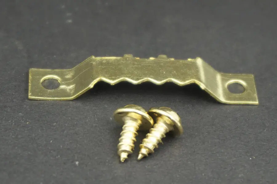 

100x Saw Tooth Hanging Bracket Clock Picture Frame Hook Painting Mirror Hange