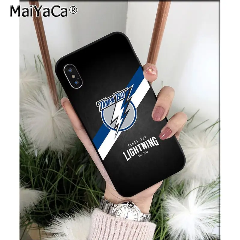 MaiYaCa Tampa Bay Lightning чехол для телефона высокого качества для Apple iPhone 8 7 6 6S Plus X XS MAX 5 5S SE XR Чехол для мобильного телефона - Цвет: A5