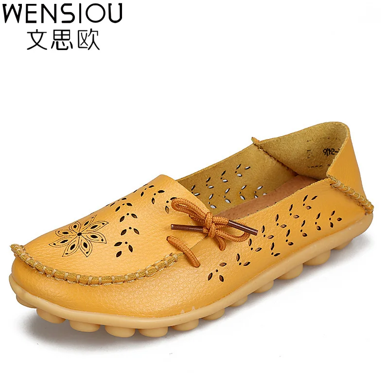 Spring Women Flats shoes Pu leather women casual shoes