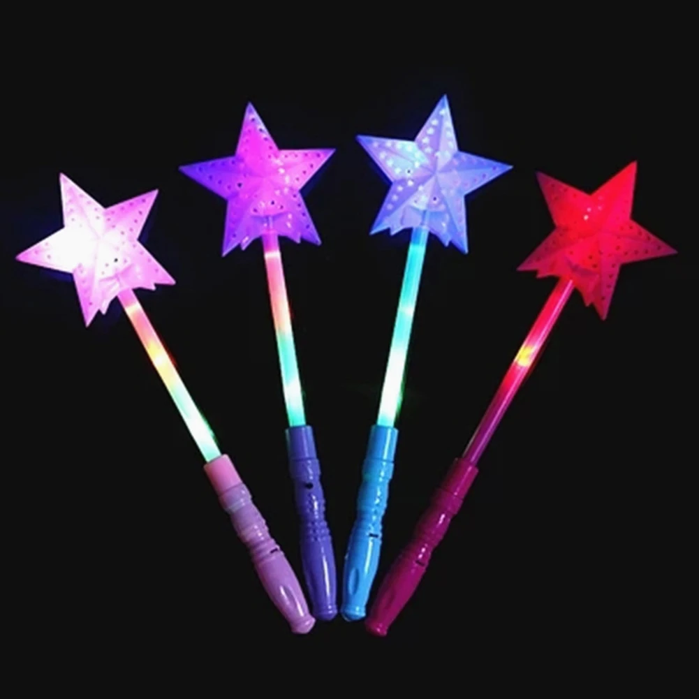 Вечерние светодиодный мигающий светящийся концертные палочки звезда флуоресцентный бар полые волшебные палочки пластиковые волшебные светящиеся#2
