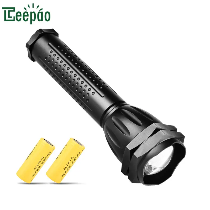 

New LED Glare Light Flashlight P70 3000 Lumens 26650 Lithium battery Torch Lights Adjustable Focusable Outdoor Camping Spotlight