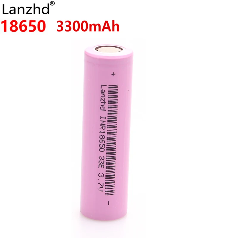 Li ion de Lítio Lanzhd Baterias Recarregáveis 18650 3.7 v li Ion Bateria 3300 Mah 18650 30a Inr18650 18650vtc7 18650 5 40 Pcs - Image 6