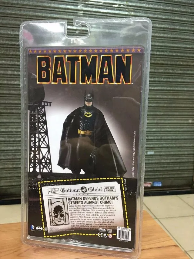 18CM FIGURA NECA BATMAN  1989 Batman Michael Keaton 25th Anniversary 