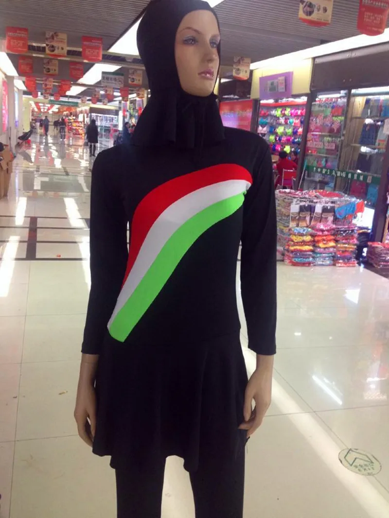 XXXL font b Muslim b font Swimwear Full Coverage Islamic font b Swimsuit b font Swimming