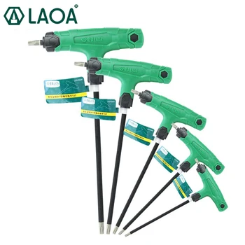 

LAOA "T " Handle Plum Screwdriver S2 Emery Plum Wrenches Tools With Rubber Handle