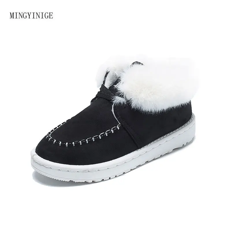 

Women's Casual Shoes Soft Bottom Breathable Snow Boots Warm Non-slip Plus Velvet Platform Boots Women's Thick Cotton Shoes A Ped