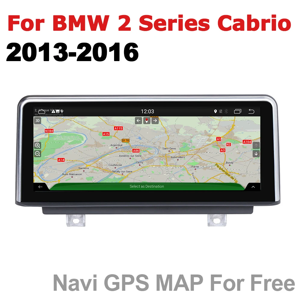 Best TBBCTEE For BMW 2 Series Cabrio 2013~2016 NBT Car Android Radio GPS Multimedia player stereo HD Screen Navigation Navi Media 2