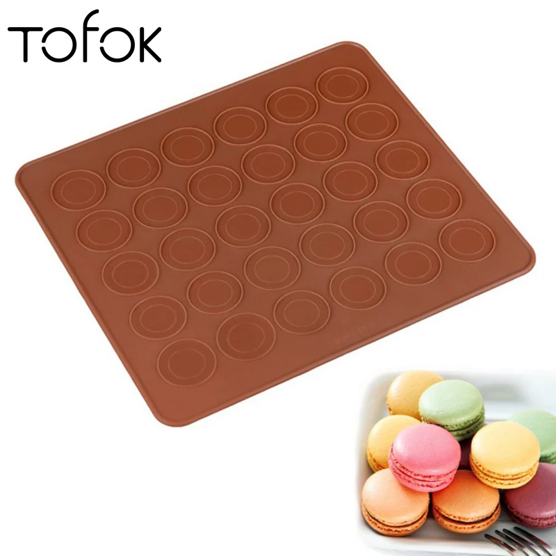 Tofok 30 отверстий силиконовый Макаронный коврик DIY раскатка теста для печенья