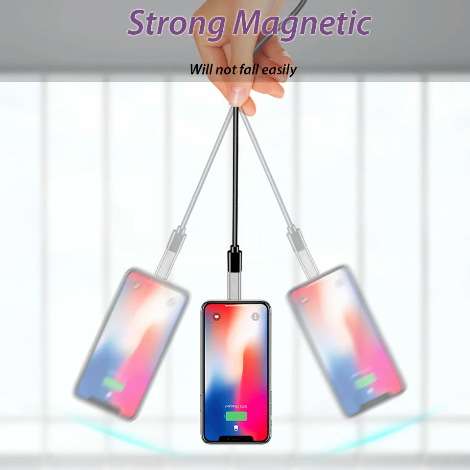 Магнитный адаптер для Apple Iphone X 8 Plus 6 7 магнитный конвертер зарядный кабель